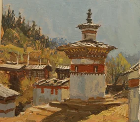 Ogyen Chholing Prayer Wall